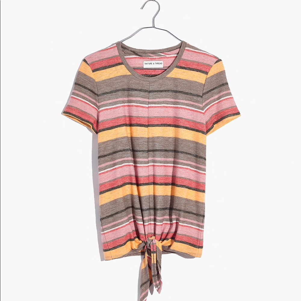 Madewell Modern tie-front top